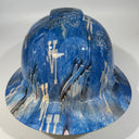 Full Brim Hard Hat Hydro Dipped LA DODGERS