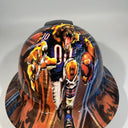 Full Brim Hard Hat Hydro Dipped CHICAGO BEARS