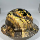 Full Brim Hard Hat Hydro Dipped IOWA HAWKEYES