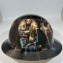 Full Brim Hard Hat Hydro Dipped HORROR CHARACTERS MUG SHOT