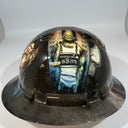 Full Brim Hard Hat Hydro Dipped HORROR CHARACTERS MUG SHOT