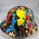 Full Brim Hard Hat Hydro Dipped DC ROBIN COMICS