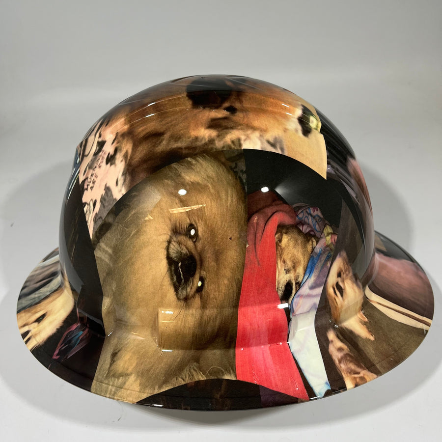 Full Brim Hard Hat Hydro Dipped CUSTOM PHOTOS