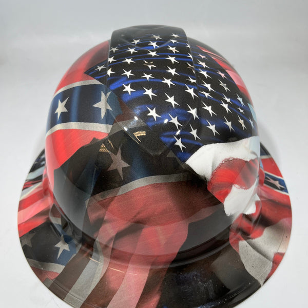 Full Brim Hard Hat Hydro Dipped SOUTHERN PRIDE