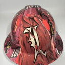 Full Brim Hard Hat Hydro Dipped LOUISVILLE CARDINALS
