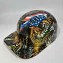 Baseball Cap Style Motorcycle Helmet MEXICAN ROOTS AMERICAN PRIDE