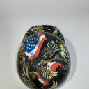 Baseball Cap Style Motorcycle Helmet MEXICAN ROOTS AMERICAN PRIDE