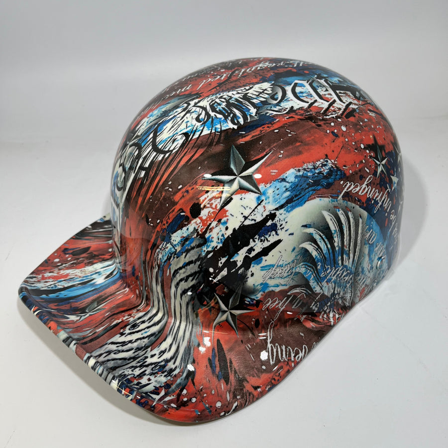 Baseball Cap Style Motorcycle Helmet SICK WE THE PEOPLE