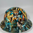 Full Brim Hard Hat Hydro Dipped JACKSONVILLE JAGUARS