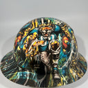Full Brim Hard Hat Hydro Dipped JACKSONVILLE JAGUARS