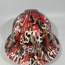 Full Brim Hard Hat Custom Hydro Dipped KANSAS CITY CHIEFS INSPIRE CHANGE