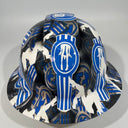 Full Brim Hard Hat Hydro Dipped KENWORTH Blue PANTY DROPPER