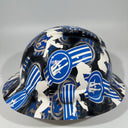 Full Brim Hard Hat Hydro Dipped KENWORTH Blue PANTY DROPPER
