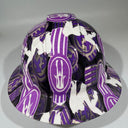 Full Brim Hard Hat Hydro Dipped KENWORTH Purple PANTY DROPPER
