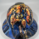 Full Brim Hard Hat Hydro Dipped LOS ANGELES RAMS