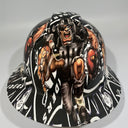 Full Brim Hard Hat Custom Hydro Dipped LAS VEGAS RAIDERS Fat Head