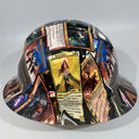 Full Brim Hard Hat Custom Hydro Dipped MAGIC THE GATHERING