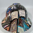 Full Brim Hard Hat Custom Hydro Dipped MAGIC THE GATHERING