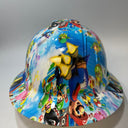 Full Brim Hard Hat Hydro Dipped MARIO BROS SUPER MARIO WORLD