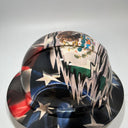Full Brim Hard Hat Hydro Dipped MEXICAN AMERICAN PRIDE