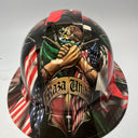 Full Brim Hard Hat Hydro Dipped MEXICAN AMERICAN UNITED RAZA UNIDA