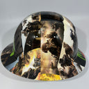Full Brim Hard Hat Custom Hydro Dipped MW3 MODERN WARFARE 3 COD STICKER BOMB