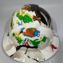 Full Brim Hard Hat Custom Hydro Dipped Mexico Flag Mexican Eagle