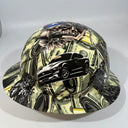 Full Brim Hard Hat Custom Hydro Dipped Money Roll Clean Money