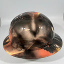 Full Brim Hard Hat Custom Hydro Dipped Motionless in White