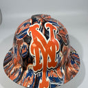 Full Brim Hard Hat Hydro Dipped NEW YORK METS