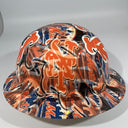Full Brim Hard Hat Hydro Dipped NEW YORK METS