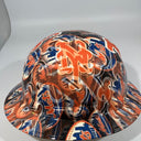 Full Brim Hard Hat Hydro Dipped NEW YORK METS