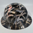 Full Brim Hard Hat Custom Hydro Dipped NY NEW YORK YANKEES