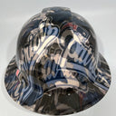 Full Brim Hard Hat Custom Hydro Dipped New England Patriots Camo