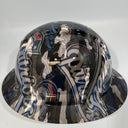 Full Brim Hard Hat Custom Hydro Dipped New England Patriots Camo