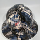 Full Brim Hard Hat Custom Hydro Dipped New England Patriots Camo