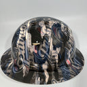 Full Brim Hard Hat Custom Hydro Dipped New England Patriots Camo