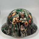 Full Brim Hard Hat Hydro Dipped NEW YORK JETS