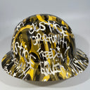 Full Brim Hard Hat Custom Hydro Dipped PITTSBURG STEELERS INSPIRE CHANGE