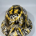 Full Brim Hard Hat Custom Hydro Dipped PITTSBURG STEELERS INSPIRE CHANGE