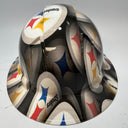 Badass hard hat with a Hydro dipped team design 