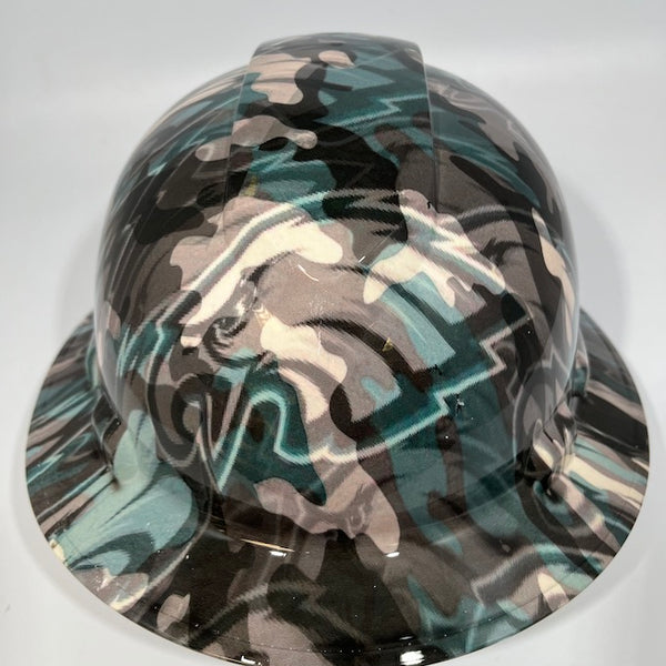 Full Brim Hard Hat Hydro Dipped Philadelphia Eagles Camo