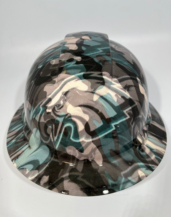 Full Brim Hard Hat Hydro Dipped Philadelphia Eagles Camo