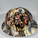 Full Brim Hard Hat Hydro Dipped Pittsburg Steelers Fat Head