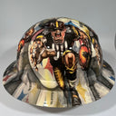 Full Brim Hard Hat Hydro Dipped Pittsburg Steelers Fat Head