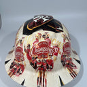 Full Brim Hard Hat Custom Hydro Dipped SAN FRANCISCO 49ERS NFC WEST CHAMPS