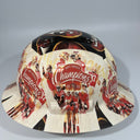 Full Brim Hard Hat Custom Hydro Dipped SAN FRANCISCO 49ERS NFC WEST CHAMPS