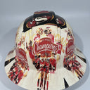 Full Brim Hard Hat Custom Hydro Dipped SAN FRANCISCO 49ERS NFC WEST CHAMPS