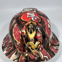 Full Brim Hard Hat Custom Hydro Dipped SAN FRANCISCO 49ER'S Fat Hed