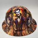 Bad ass hardhat with  hydro dipped comic book design